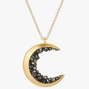 Crescent Moon Necklace Gold Plated New Celestial